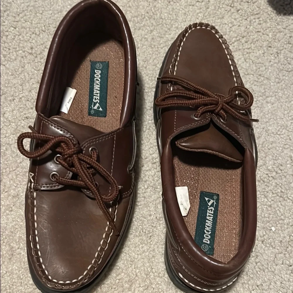 Dockmatws Men's Brown Boat Shoes